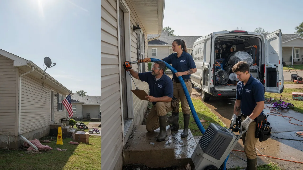 Ceiling Water Damage Restoration in Webster, PA near me